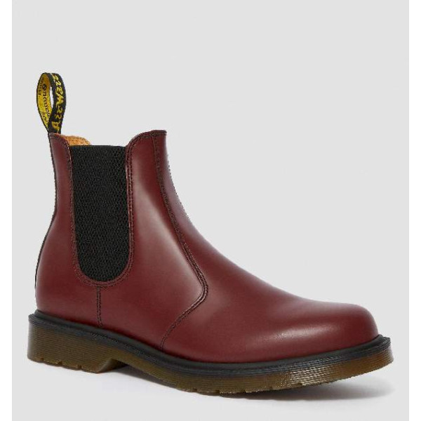 2976 Leather Chelsea Boots CHERRY RED SMOOTH