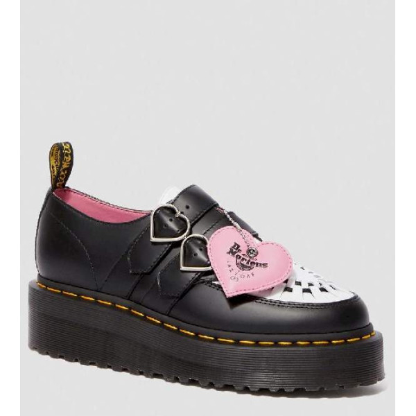 LAZY OAF BUCKLE CREEPER Black and White